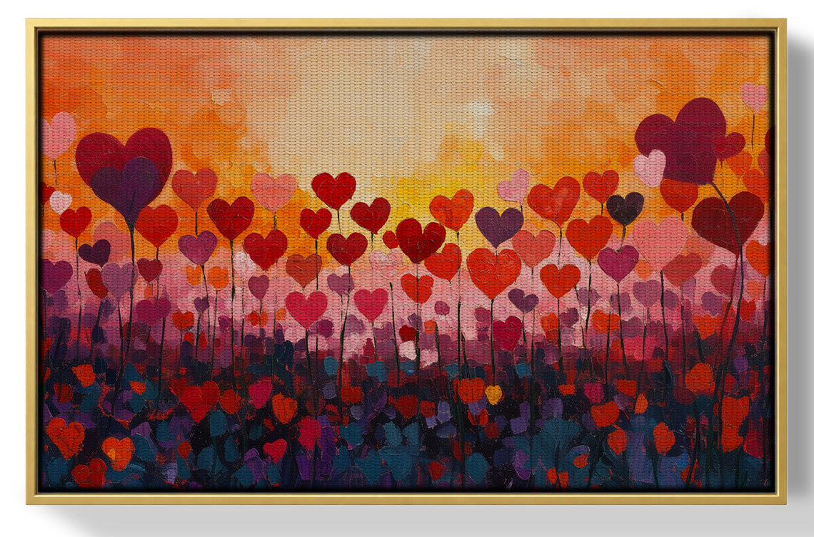 Love Heart Abstract Black African American abstract art view 37