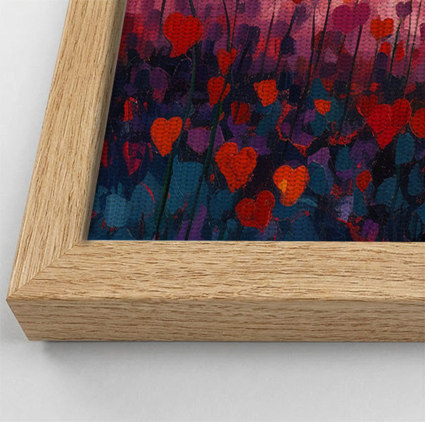 Love Heart Abstract Black African American abstract art view 52