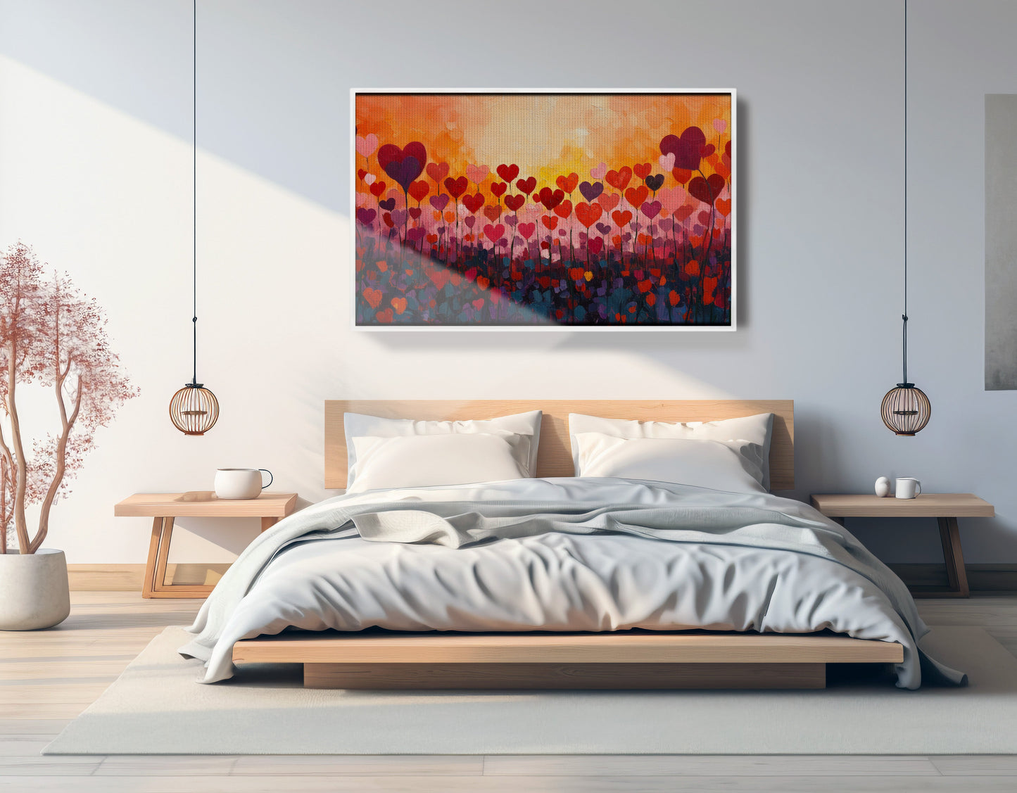 Love Heart Abstract Black African American abstract art view 63