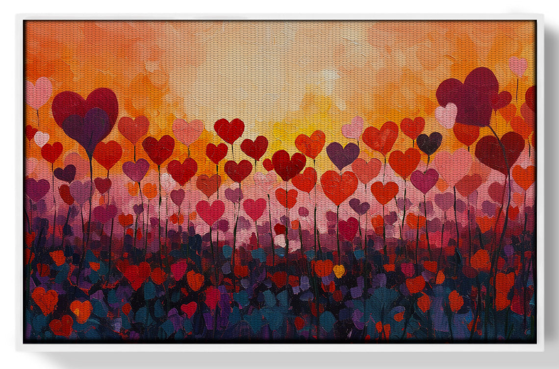Love Heart Abstract Black African American abstract art view 61