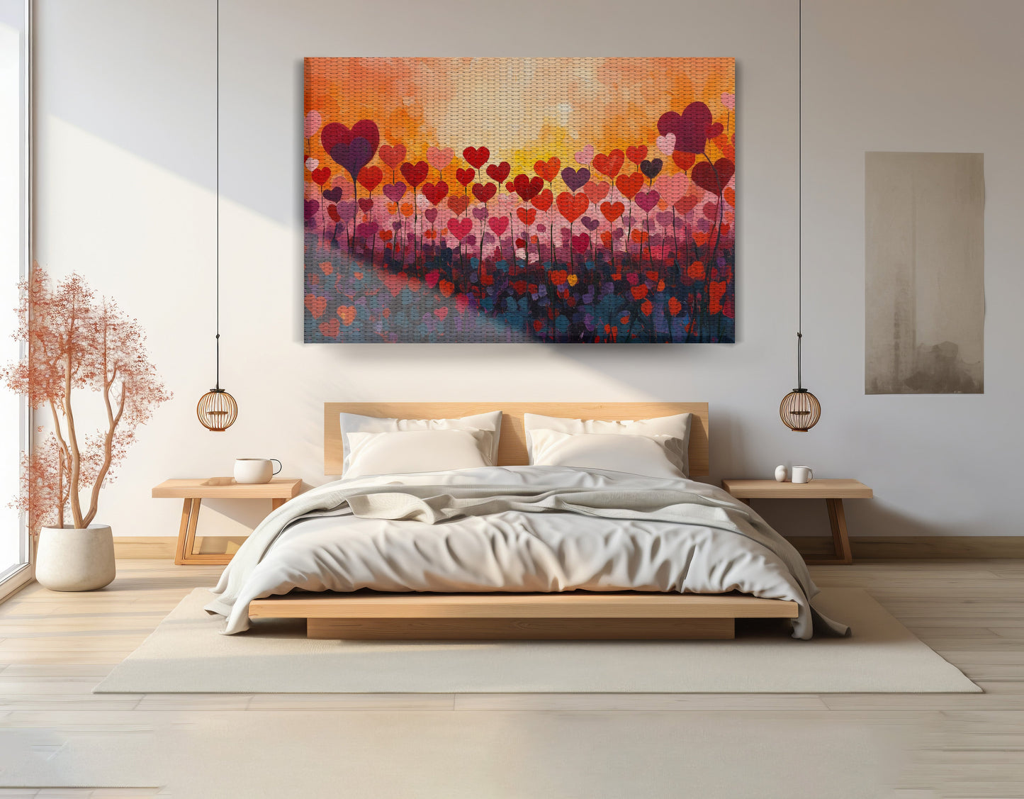 Love Heart Abstract Black African American abstract art view 15