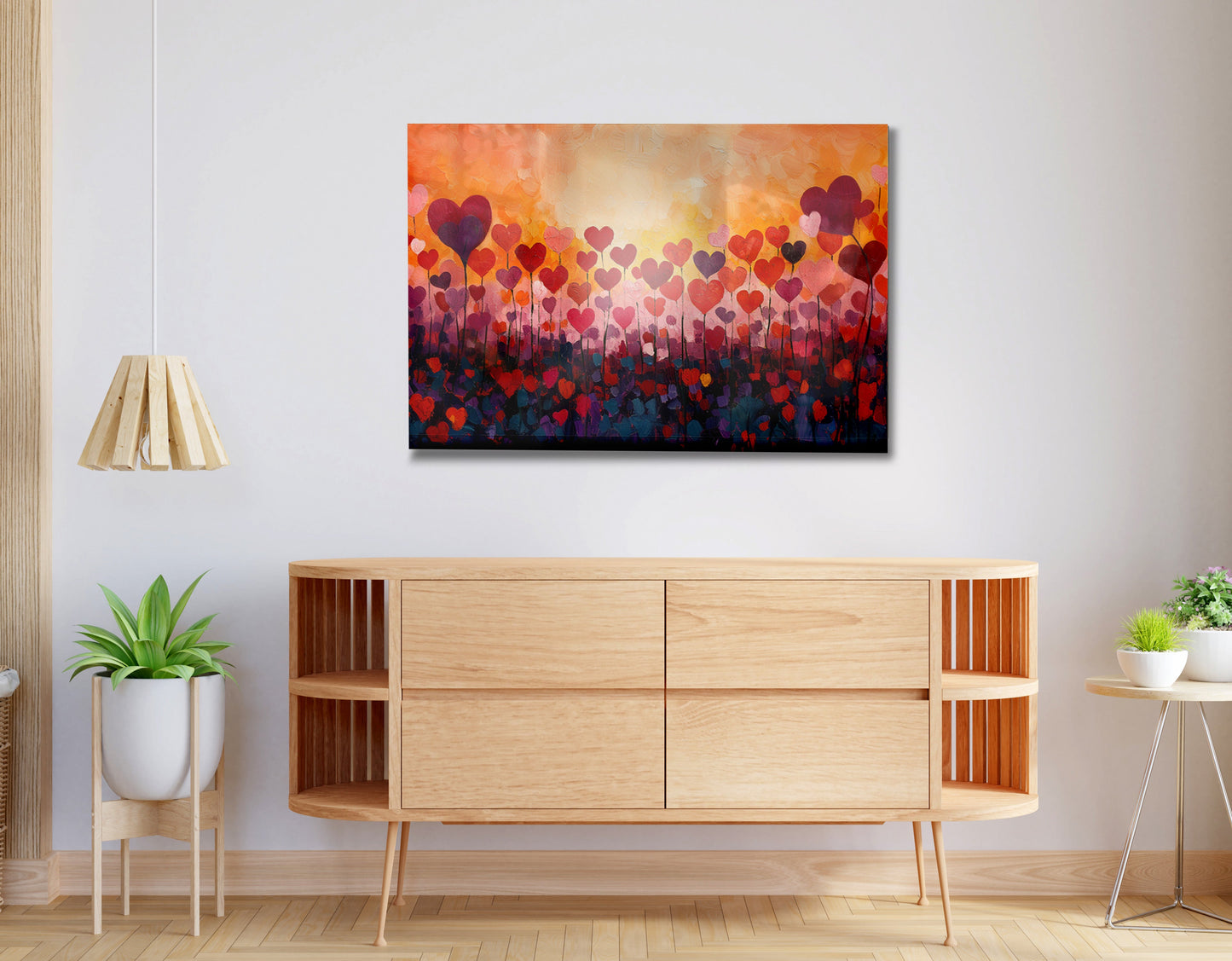 Love Heart Abstract Black African American abstract art view 20