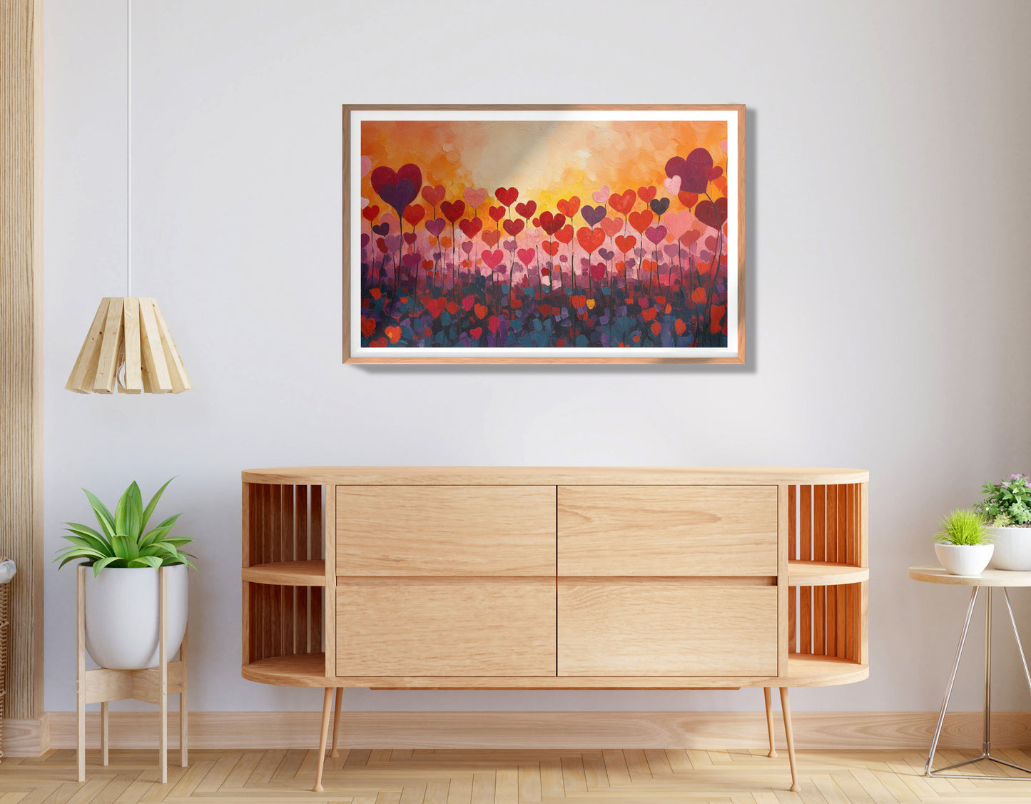 Love Heart Abstract Black African American abstract art view 80
