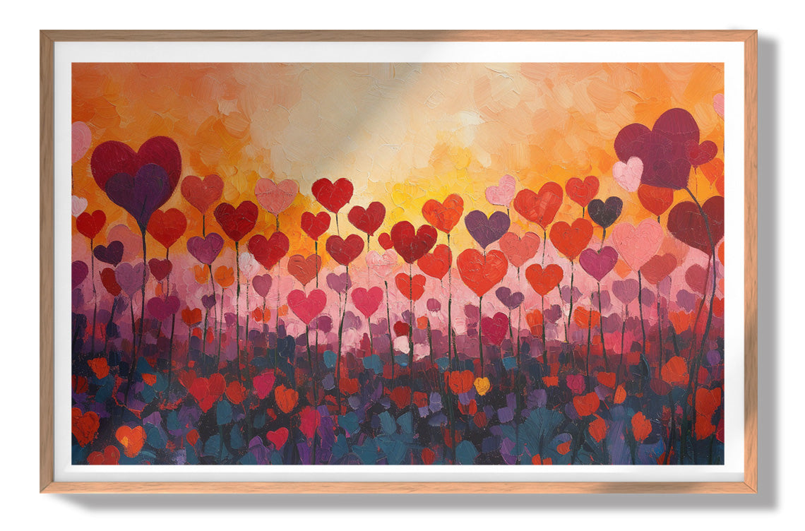 Love Heart Abstract Black African American abstract art view 79