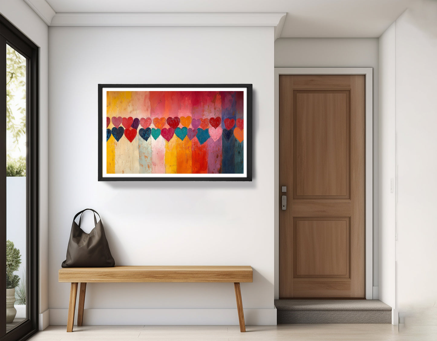 Colorful Heart African American canvas print view 71