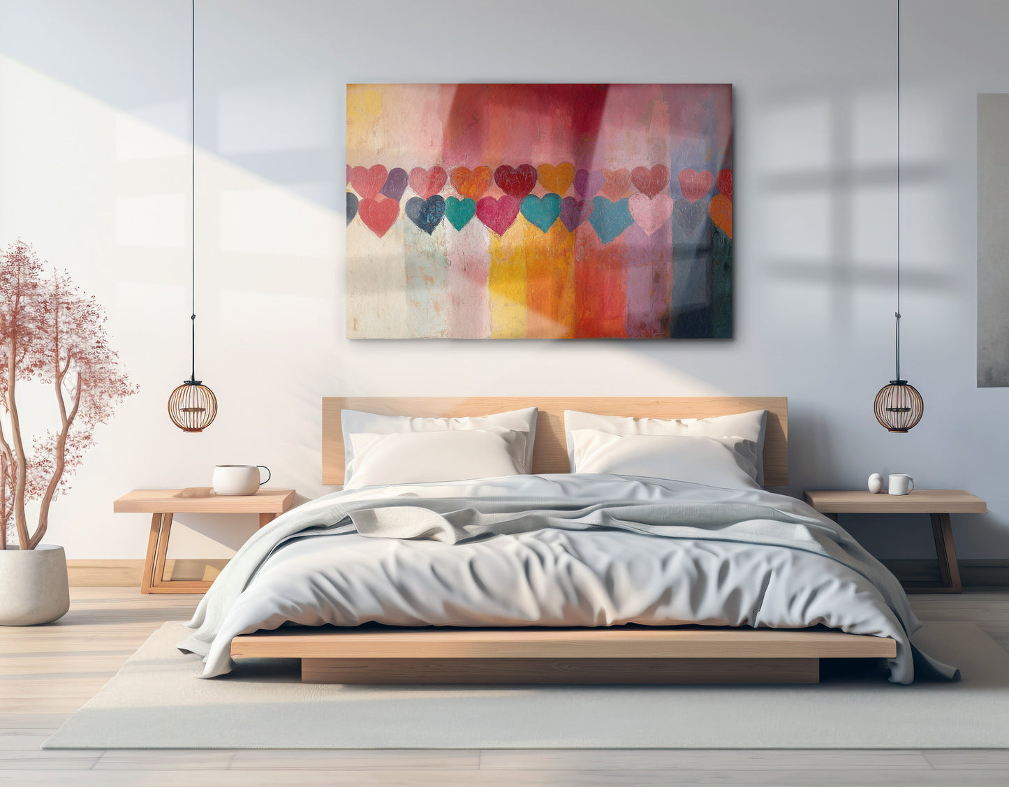 Colorful Heart African American canvas print view 21