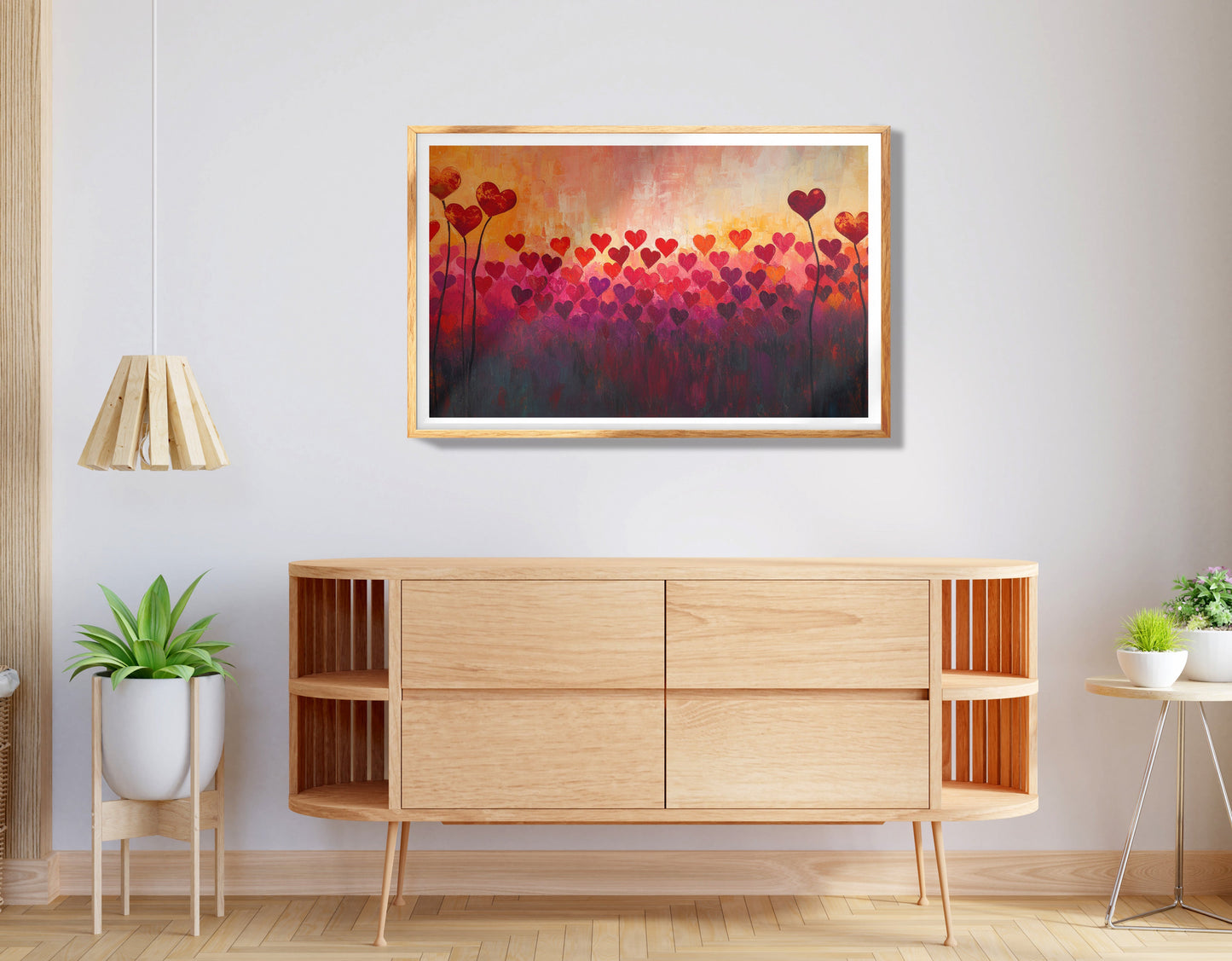 Colorful Heart African American canvas print view 74