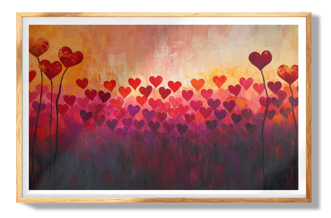 Colorful Heart African American canvas print view 73