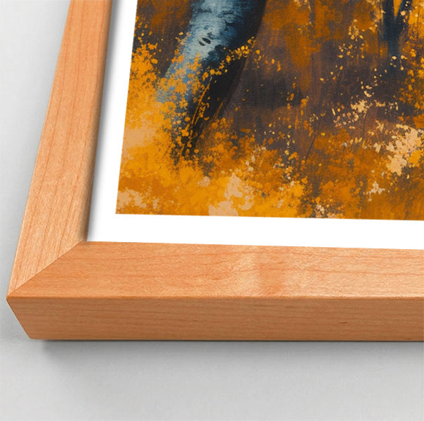 Black Father and Child Forest Black family wall art view 82