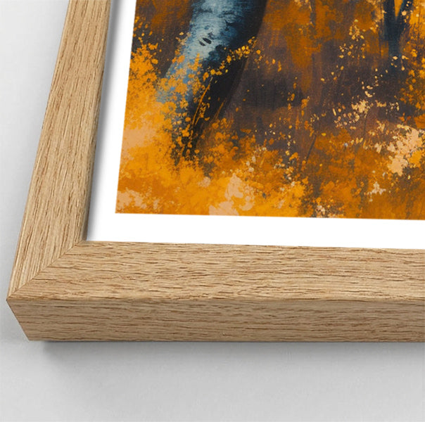 Black Father and Child Forest Black family wall art view 76