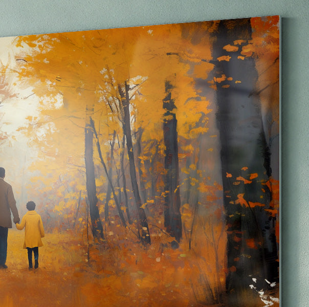 Black Father and Daughter Black man wall art view 22