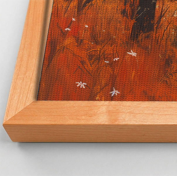 Black Father and Child Autumn Black family wall art view 46