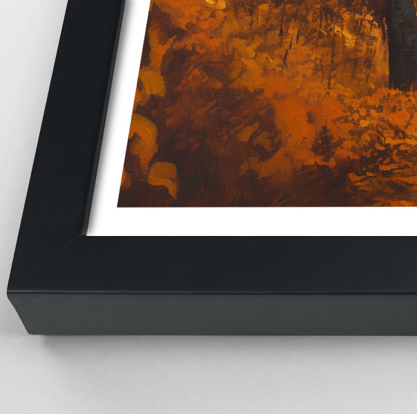 Black Father and Daughter Forest Black man wall art view 70