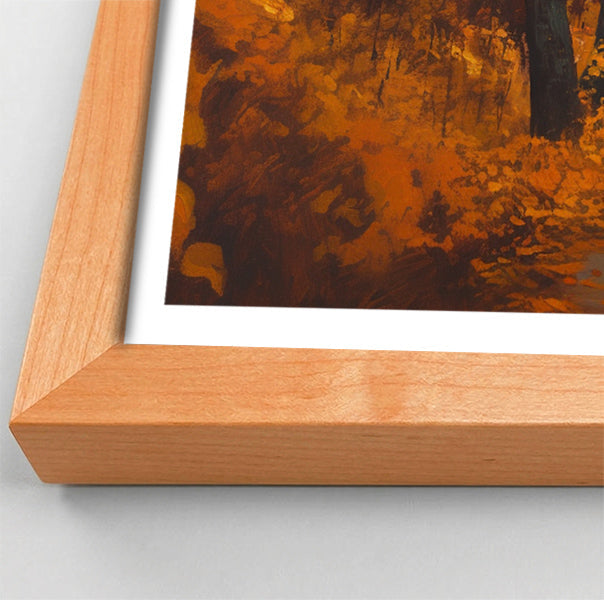 Black Father and Daughter Forest Black man wall art view 82