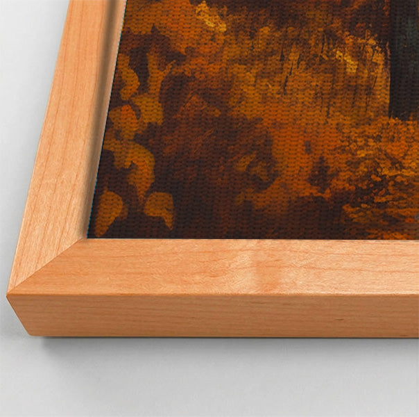 Black Father and Daughter Forest Black man wall art view 46