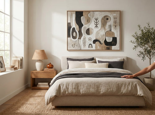 Best Black Wall Art for Living Rooms: Bedroom