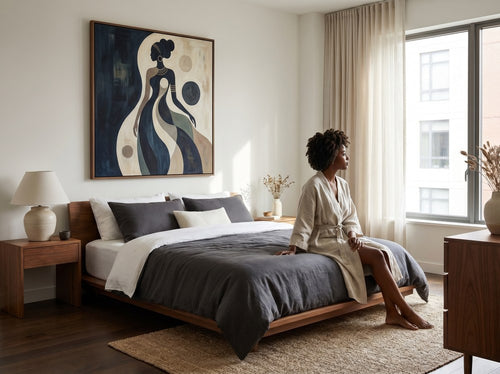 Black Apartment Decor Ideas by Room: Bedroom