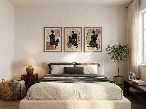 Black Bathroom Wall Art Ideas: Bedroom