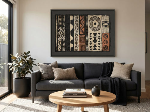 Black Bathroom Wall Art Ideas: Living room
