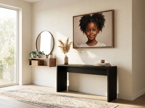 Black Children Wall Art for Kids Rooms: Entryway