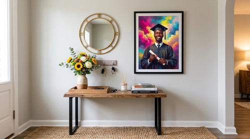 Black Graduate Gift Wall Art Ideas: Entryway