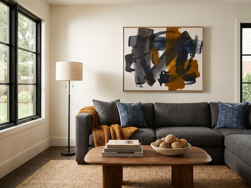 Black Home Decor Ideas for a Warm, Personal Space: Living room