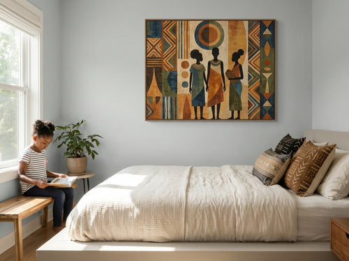 Black Kids Room Wall Art Ideas: Bedroom