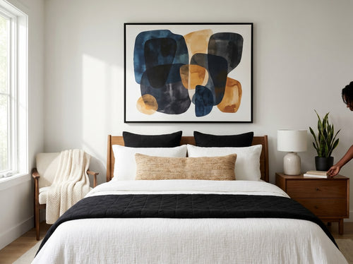 Black Nursery Wall Art Ideas: Bedroom