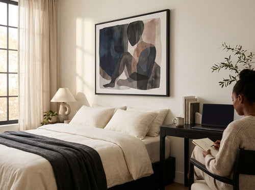Black Office Wall Art for Entrepreneurs: Bedroom