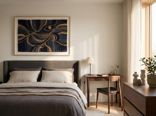 Black Office Wall Art Ideas for Entrepreneurs and Professionals: Bedroom
