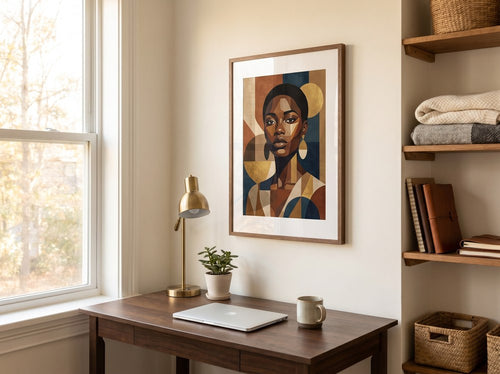 Black-Owned Wall Art Stores to Know: Home office or creative corner