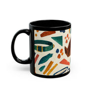 Cat Parent Home Black Mug