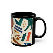 Cat Parent Home Black Mug