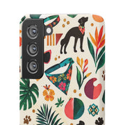Tropical Dog Days Phone Case