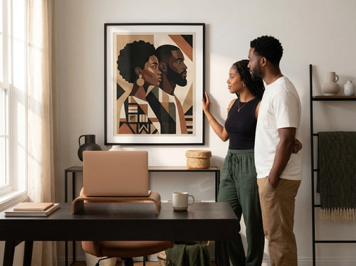 Black Wedding Gift Ideas for Couples: Home office or creative corner