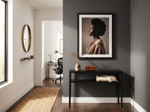 Black Women Wall Art for Bedrooms and Offices: Entryway