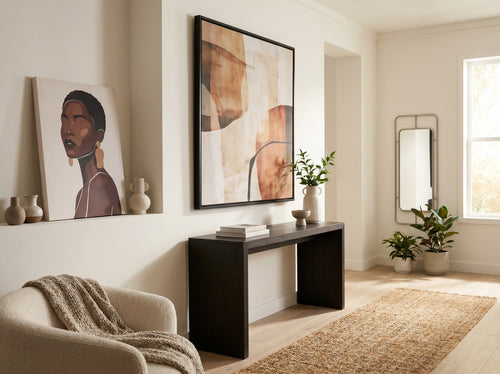 Canvas Prints vs Framed Canvas: Entryway