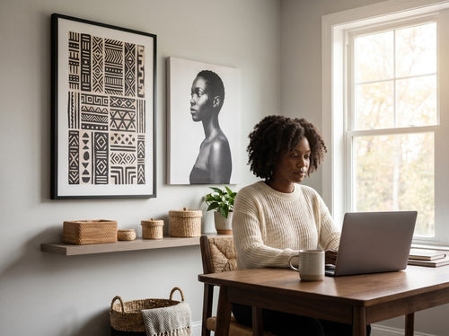 Canvas Prints vs Framed Canvas: Home office or creative corner