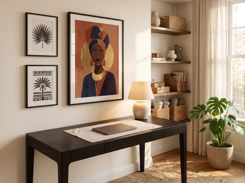 Caribbean Home Decor Ideas for a Modern Space: Home office or creative corner
