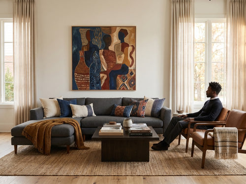Gifts for Black Men Who Love Art and Culture: Living room