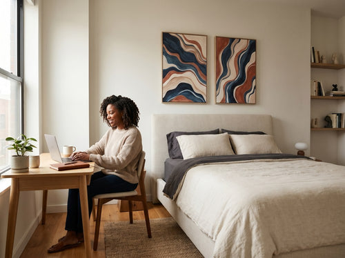 Home Office Wall Art for Black Professionals: Bedroom