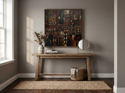 How to Choose Art That Does Not Look Mass Produced: Entryway