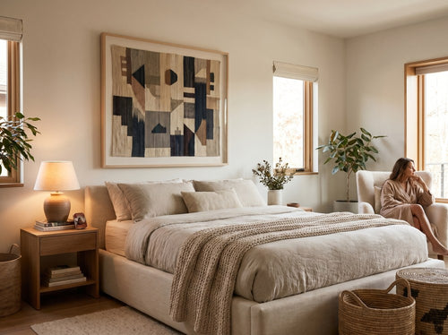 How to Choose Art That Does Not Look Mass Produced: Bedroom