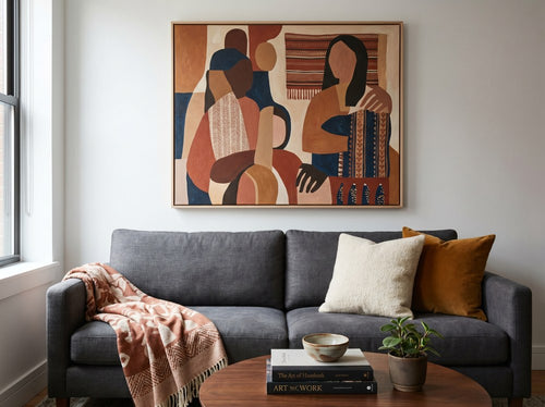How to Choose Wall Art for Small Spaces: Living room
