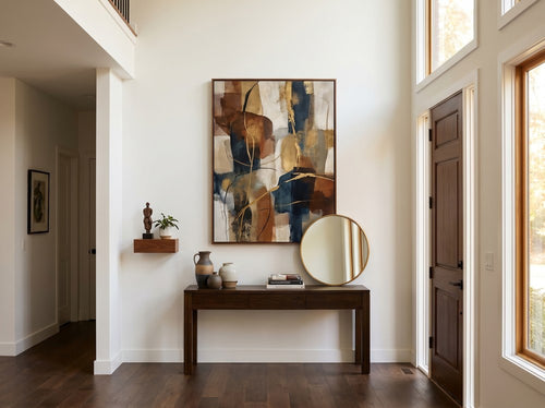 How to Decorate a Big Empty Wall: Entryway