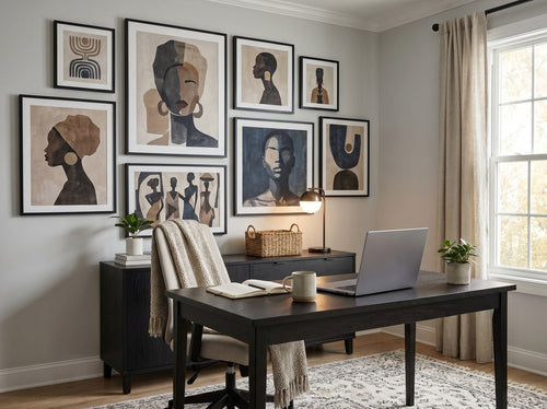 How to Decorate a Rental Without Damaging Walls: Home office or creative corner