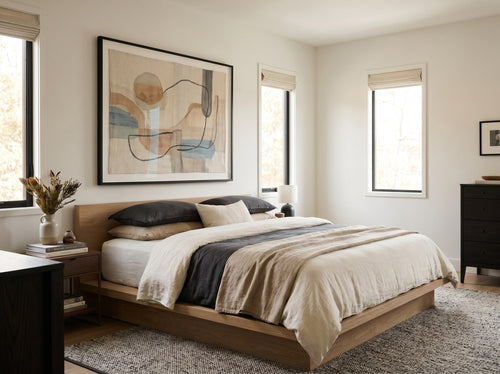 How to Decorate White Walls Without Painting: Bedroom