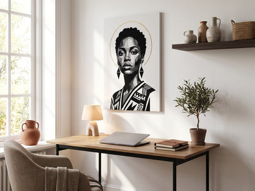 How to Decorate White Walls Without Painting: Home office or creative corner