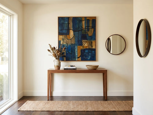 How to Decorate With Cultural Art Without Overdoing It: Entryway