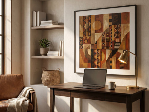 How to Make a Living Room Feel Finished: Home office or creative corner